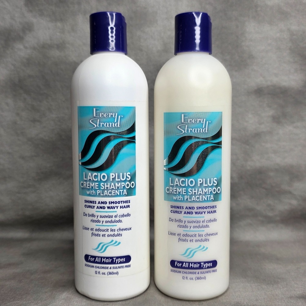 (X2) Every Strand Lacio Plus Creme Shampoo w/Placenta 12 oz